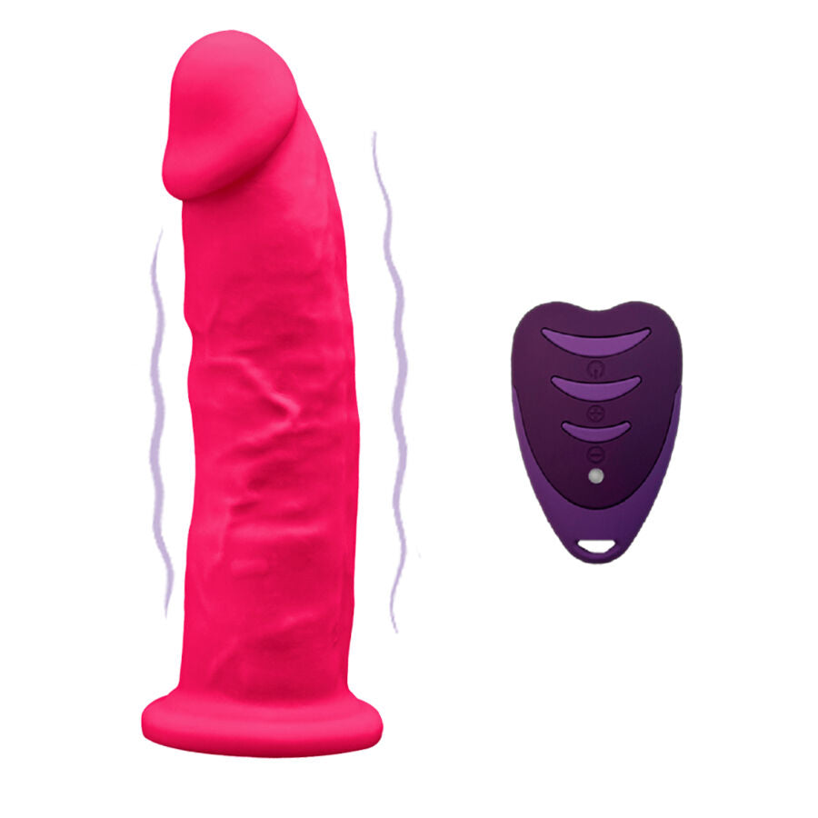 SILEXD - MODELLO PENE REALISTICO 2 ROSA + TELECOMANDO LRS 17 CM - SILEXD | Lingerie Harness Boutique