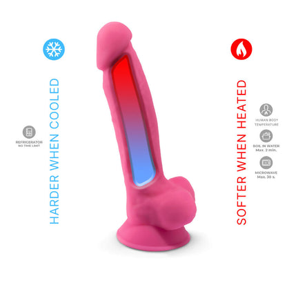 SILEXD - MODELLO 1 PENE REALISTICO SILICONE PREMIUM SILEXPAN ROSA FLUORESCENTE 17,5 CM - SILEXD | Lingerie Harness Boutique