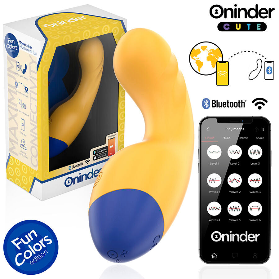 ONINDER CUTE - VIBRATORE PUNTO G LOVE BUDDY MASTER - APP GRATUITA IN TUTTO IL MONDO - ONINDER CUTE | Lingerie Harness Boutique