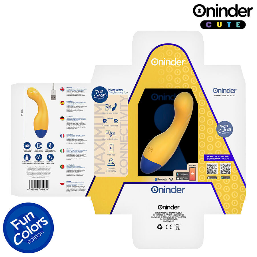 ONINDER CUTE - VIBRATORE PUNTO G LOVE BUDDY MASTER - APP GRATUITA IN TUTTO IL MONDO - ONINDER CUTE | Lingerie Harness Boutique