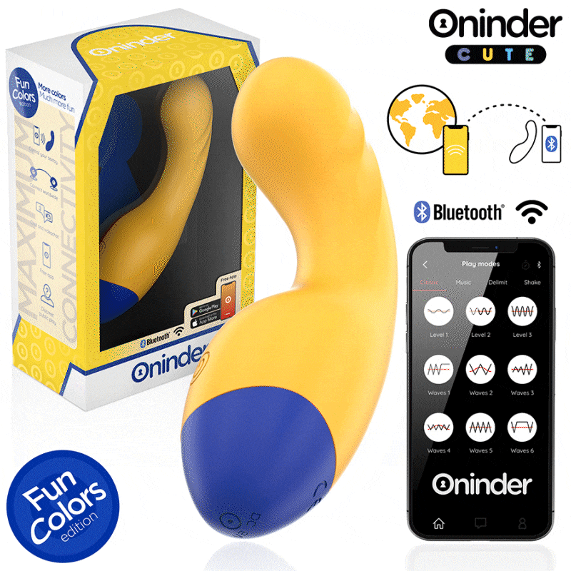 ONINDER CUTE - VIBRATORE PUNTO G LOVE BUDDY MASTER - APP GRATUITA IN TUTTO IL MONDO - ONINDER CUTE | Lingerie Harness Boutique