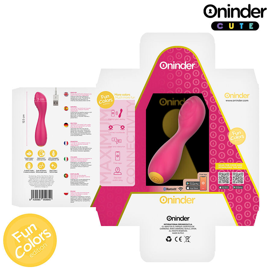 ONINDER CUTE - VIBRATORE PUNTO G LOVE BUDDY MASTER - APP GRATUITA IN TUTTO IL MONDO - ONINDER CUTE | Lingerie Harness Boutique