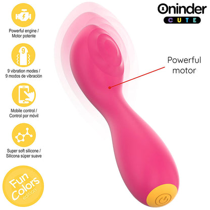 ONINDER CUTE - VIBRATORE PUNTO G LOVE BUDDY MASTER - APP GRATUITA IN TUTTO IL MONDO - ONINDER CUTE | Lingerie Harness Boutique