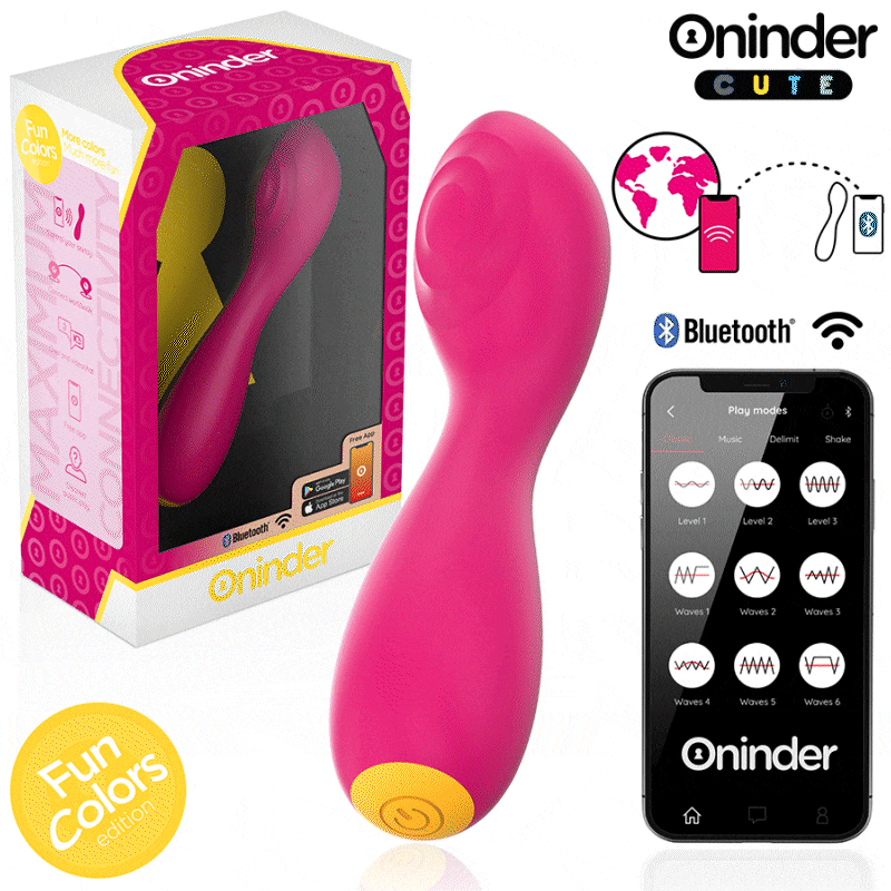 ONINDER CUTE - VIBRATORE PUNTO G LOVE BUDDY MASTER - APP GRATUITA IN TUTTO IL MONDO - ONINDER CUTE | Lingerie Harness Boutique