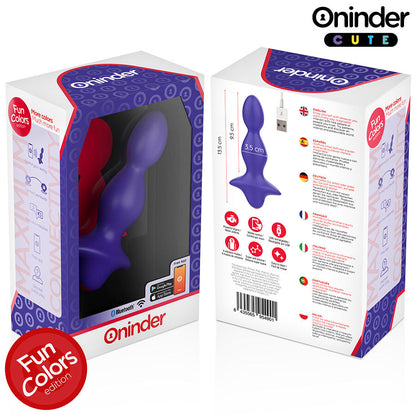 ONINDER CUTE - DILATATORE ANALE VIBRANTE LOVE BUTT - APP GRATUITA IN TUTTO IL MONDO - ONINDER CUTE | Lingerie Harness Boutique