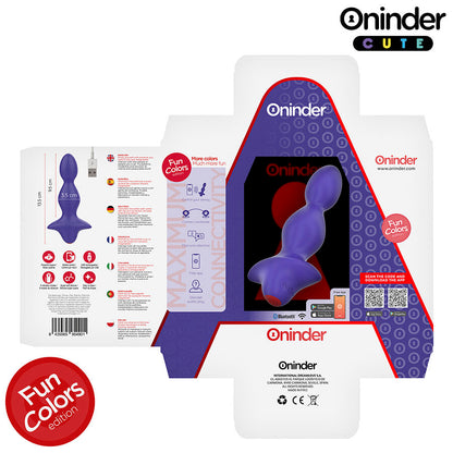 ONINDER CUTE - DILATATORE ANALE VIBRANTE LOVE BUTT - APP GRATUITA IN TUTTO IL MONDO - ONINDER CUTE | Lingerie Harness Boutique