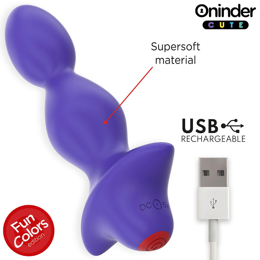 ONINDER CUTE - DILATATORE ANALE VIBRANTE LOVE BUTT - APP GRATUITA IN TUTTO IL MONDO - ONINDER CUTE | Lingerie Harness Boutique