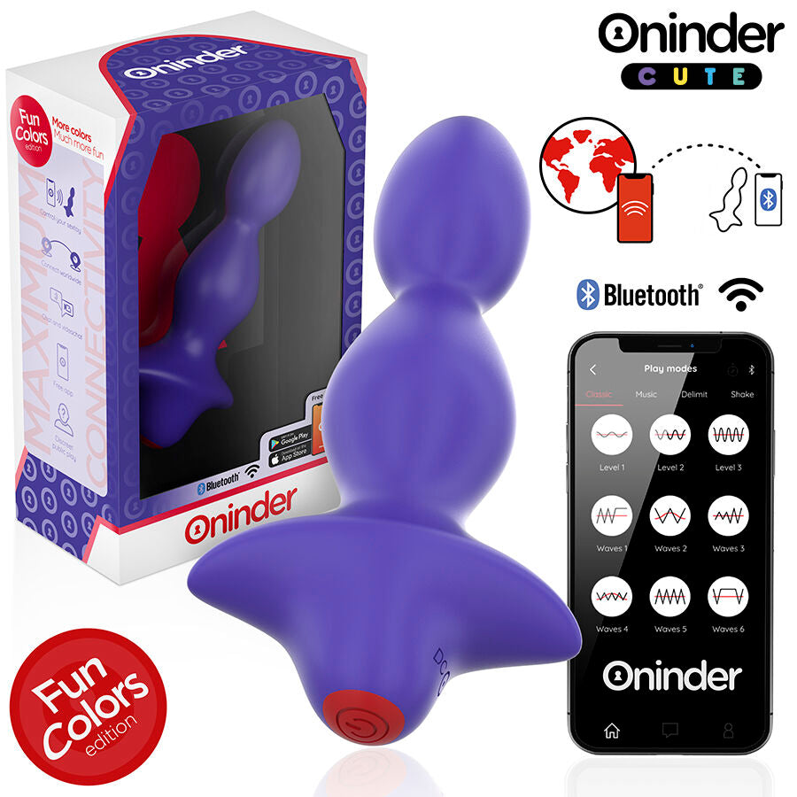 ONINDER CUTE - DILATATORE ANALE VIBRANTE LOVE BUTT - APP GRATUITA IN TUTTO IL MONDO - ONINDER CUTE | Lingerie Harness Boutique