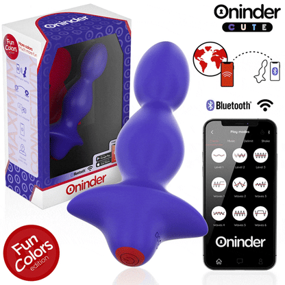 ONINDER CUTE - DILATATORE ANALE VIBRANTE LOVE BUTT - APP GRATUITA IN TUTTO IL MONDO - ONINDER CUTE | Lingerie Harness Boutique