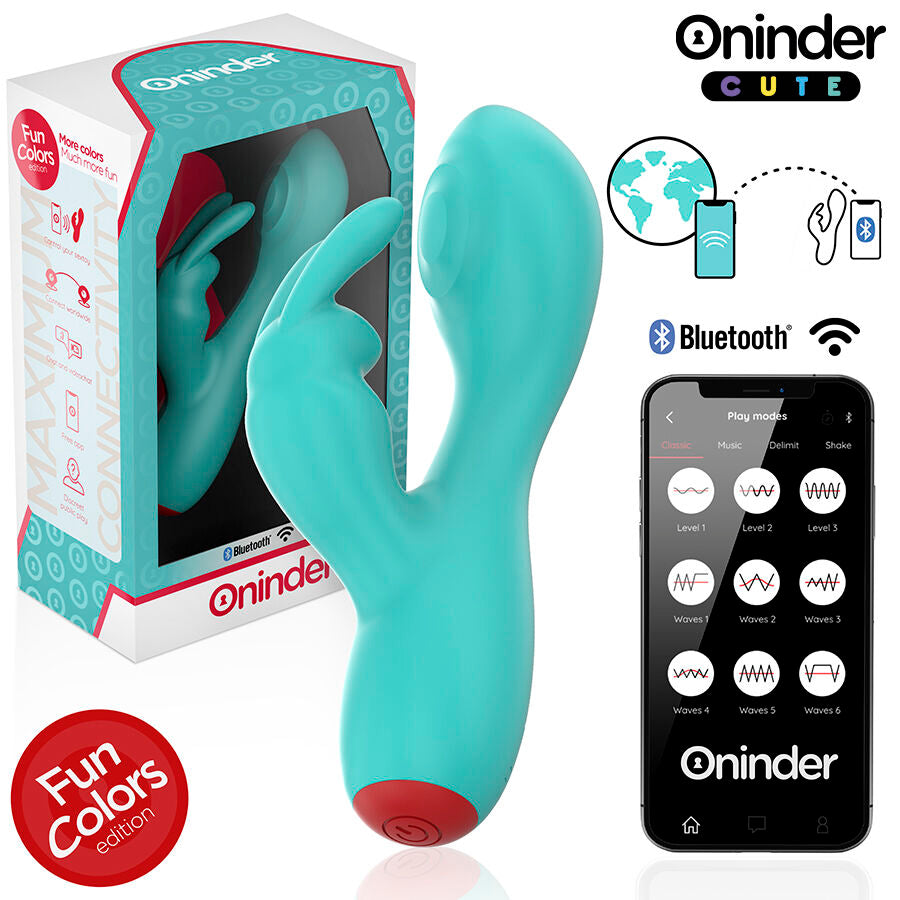 ONINDER CUTE - VIBRATORE CLITORIDEO PUNTO G LOVE BUNNY - APP GRATUITA IN TUTTO IL MONDO - ONINDER CUTE | Lingerie Harness Boutique