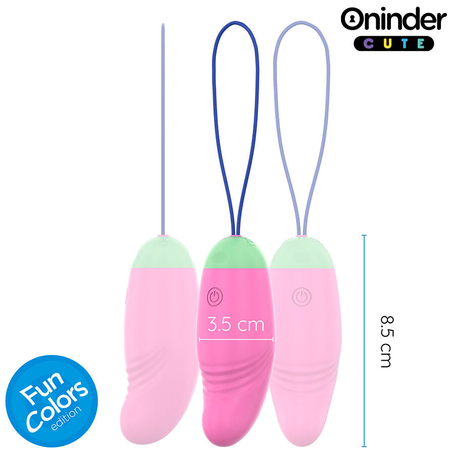 ONINDER CUTE - UOVO VIBRO-ROTANTE IN SILICONE 360° PER AMORE E PIACERE - APP GRATUITA IN TUTTO IL MONDO - ONINDER CUTE | Lingerie Harness Boutique