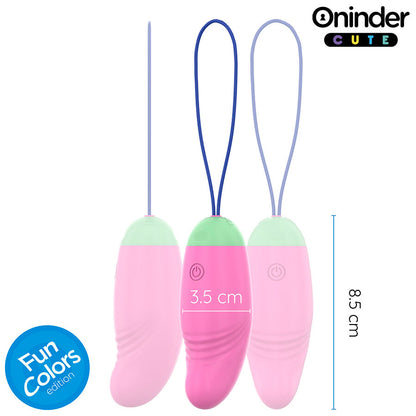 ONINDER CUTE - UOVO VIBRO-ROTANTE IN SILICONE 360° PER AMORE E PIACERE - APP GRATUITA IN TUTTO IL MONDO - ONINDER CUTE | Lingerie Harness Boutique