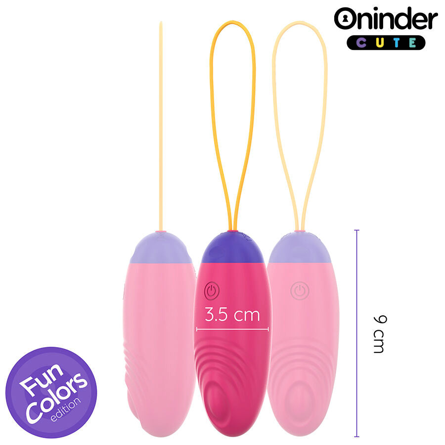 ONINDER CUTE - UOVO IN SILICONE CON VIBRO-ONDA E PIACERE - APP GRATUITA IN TUTTO IL MONDO - ONINDER CUTE | Lingerie Harness Boutique