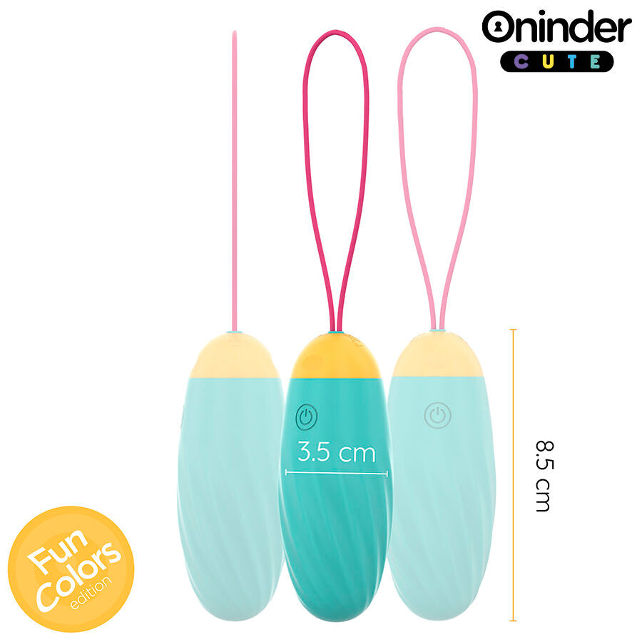 ONINDER CUTE - UOVO VIBRO-ROTANTE IN SILICONE CON GEMMA PER AMORE E PIACERE - APP GRATUITA IN TUTTO IL MONDO - ONINDER CUTE | Lingerie Harness Boutique