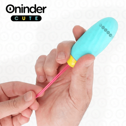 ONINDER CUTE - UOVO VIBRO-ROTANTE IN SILICONE CON GEMMA PER AMORE E PIACERE - APP GRATUITA IN TUTTO IL MONDO - ONINDER CUTE | Lingerie Harness Boutique