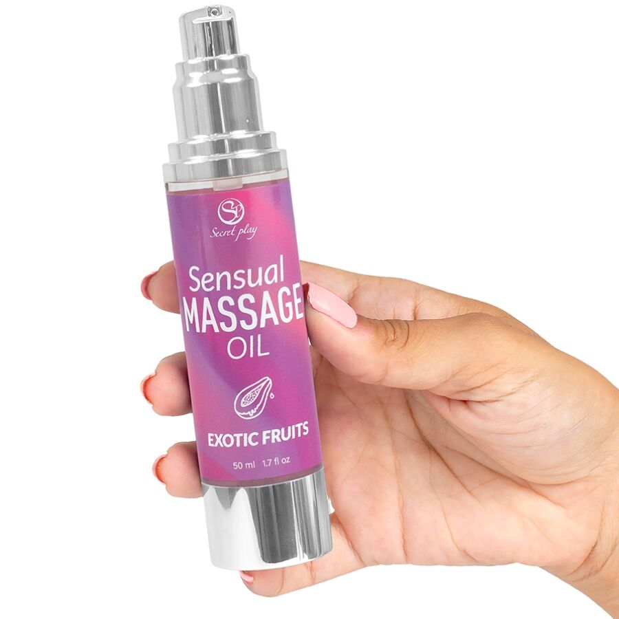 SECRETPLAY - OLIO DA MASSAGGIO AI FRUTTI ESOTICI - SECRETPLAY COSMETIC | Lingerie Harness Boutique