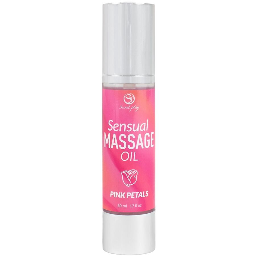 SECRETPLAY - OLIO PER MASSAGGI AI PETALI ROSA - SECRETPLAY COSMETIC | Lingerie Harness Boutique