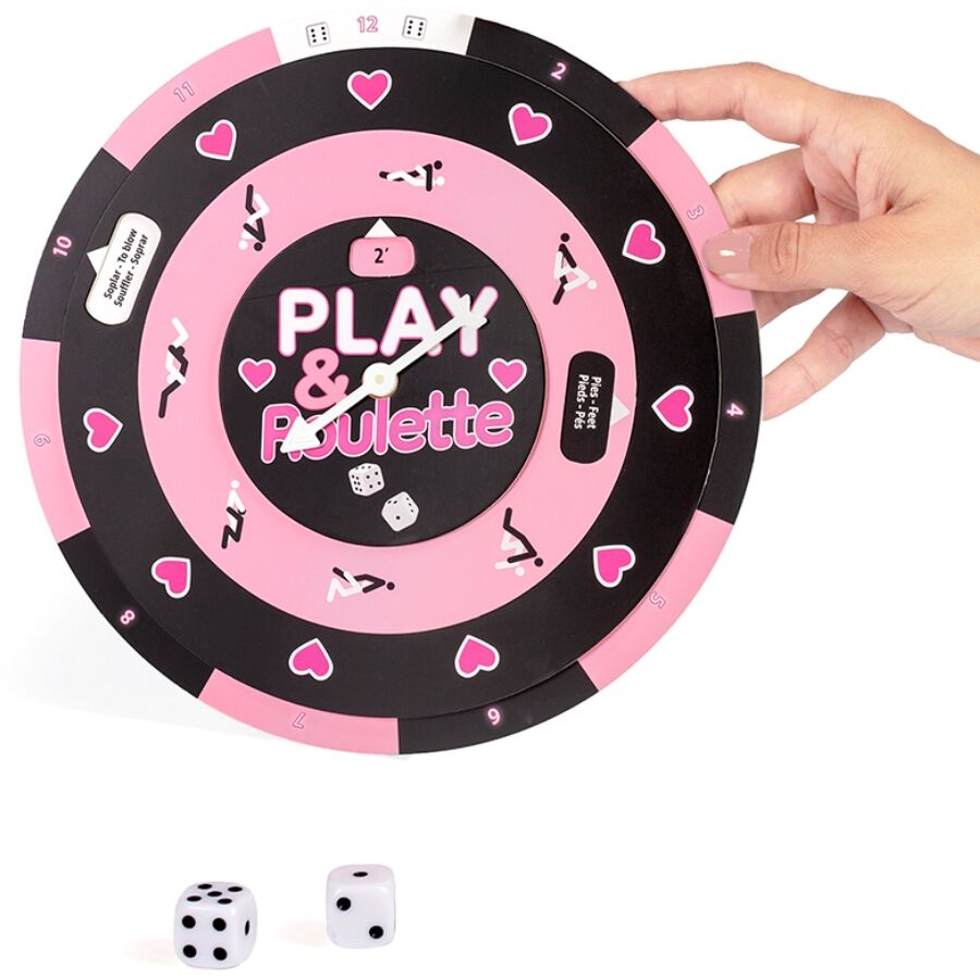 SECRETPLAY - GIOCO DI DADI E ROULETTE (ES/PT/EN/FR) - SECRETPLAY 100% GAMES | Lingerie Harness Boutique