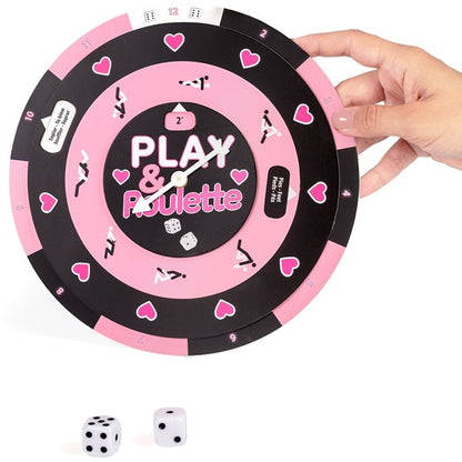 SECRETPLAY - GIOCO DI DADI E ROULETTE (ES/PT/EN/FR) - SECRETPLAY 100% GAMES | Lingerie Harness Boutique