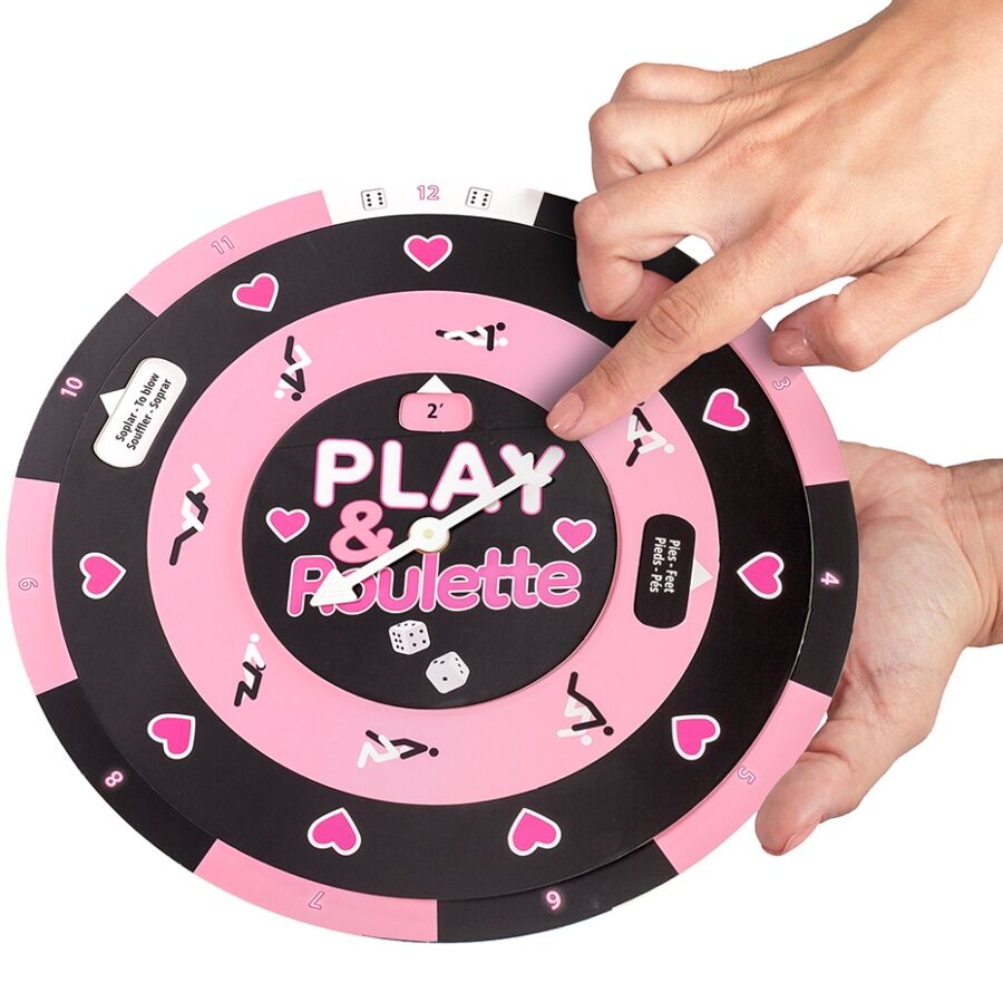 SECRETPLAY - GIOCO DI DADI E ROULETTE (ES/PT/EN/FR) - SECRETPLAY 100% GAMES | Lingerie Harness Boutique