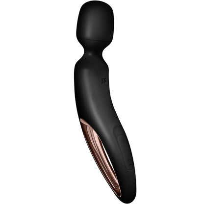 SATISFYER - WAND ERLAND MASSAGGIATORE VIBRANTE NERO - SATISFYER WAND | Lingerie Harness Boutique