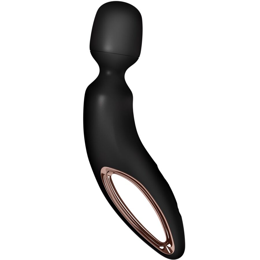 SATISFYER - WAND ERLAND MASSAGGIATORE VIBRANTE NERO - SATISFYER WAND | Lingerie Harness Boutique