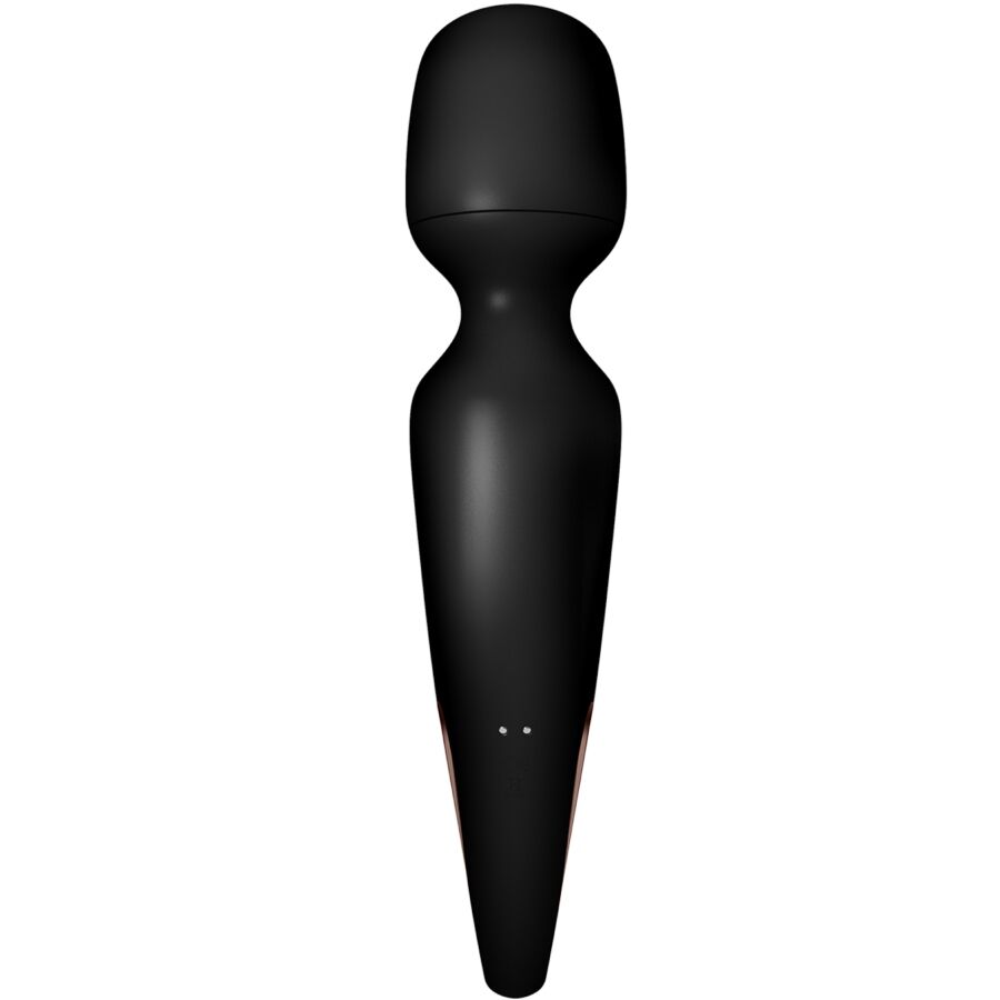 SATISFYER - WAND ERLAND MASSAGGIATORE VIBRANTE NERO - SATISFYER WAND | Lingerie Harness Boutique
