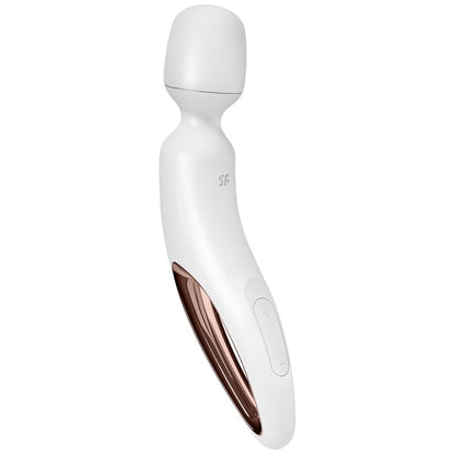 SATISFYER - BACCHETTA ERLAND MASSAGGIATORE VIBRANTE BIANCO - SATISFYER WAND | Lingerie Harness Boutique
