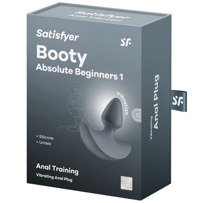 SATISFYER - VIBRATORE ANALE PER PRINCIPIANTI ASSOLUTI CON 1 PLUG - SATISFYER PLUGS | Lingerie Harness Boutique