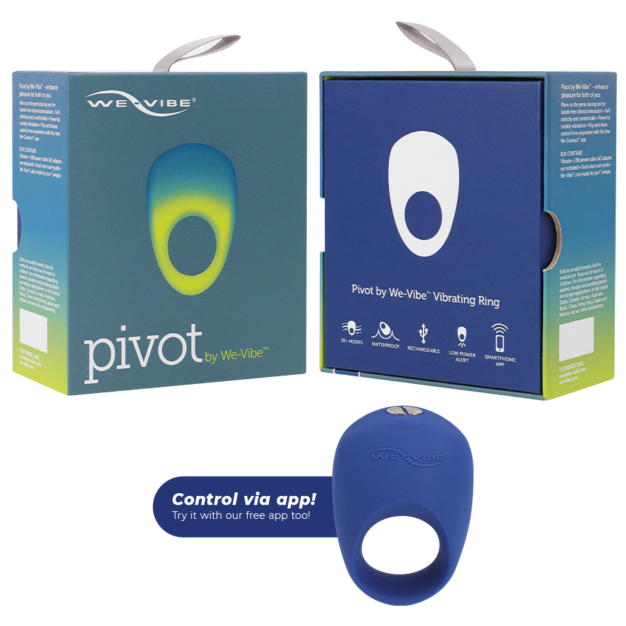 WE-VIBE - ANELLO VIBRATORE PIVOT WE CONNECT - WE-VIBE | Lingerie Harness Boutique