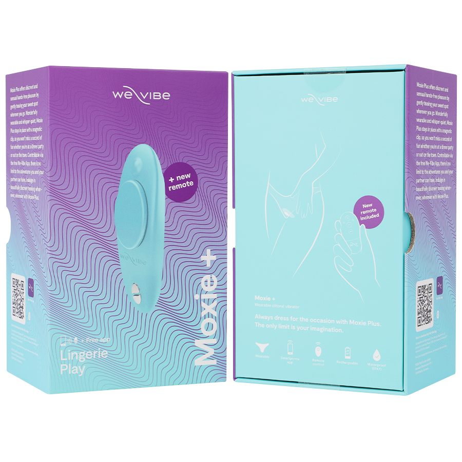 WE-VIBE - MOXIE + VIBRATORE CLITORALE AQUA - WE-VIBE | Lingerie Harness Boutique