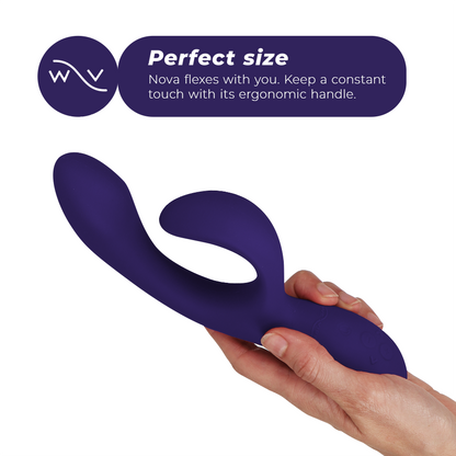 WE-VIBE - VIBRATORE NOVA 3 RABBIT BLU NOTTE - WE-VIBE | Lingerie Harness Boutique