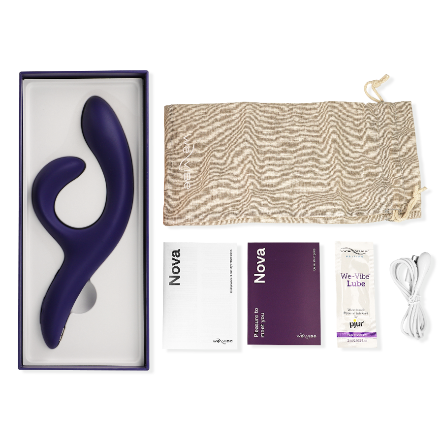 WE-VIBE - VIBRATORE NOVA 3 RABBIT BLU NOTTE - WE-VIBE | Lingerie Harness Boutique