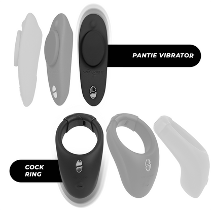 WE-VIBE - TEASE US SET BOND + MOXIE - WE-VIBE | Lingerie Harness Boutique