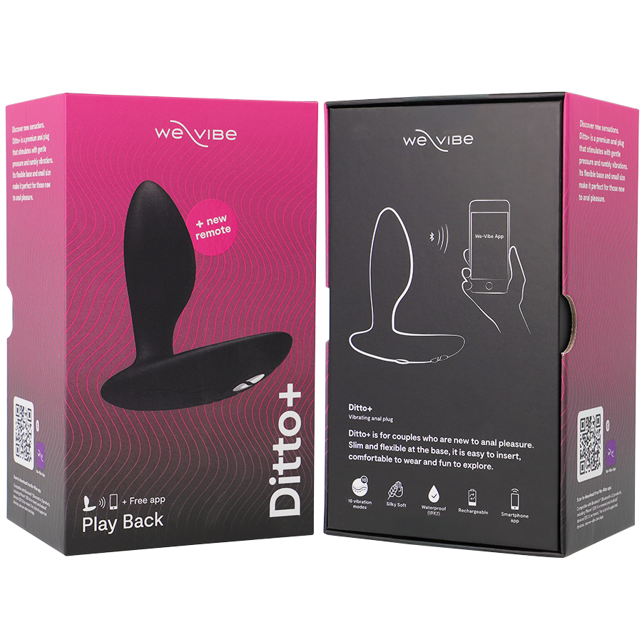 WE-VIBE - MASSAGGIATORE PROSTATICO VECTOR+ NERO - WE-VIBE | Lingerie Harness Boutique