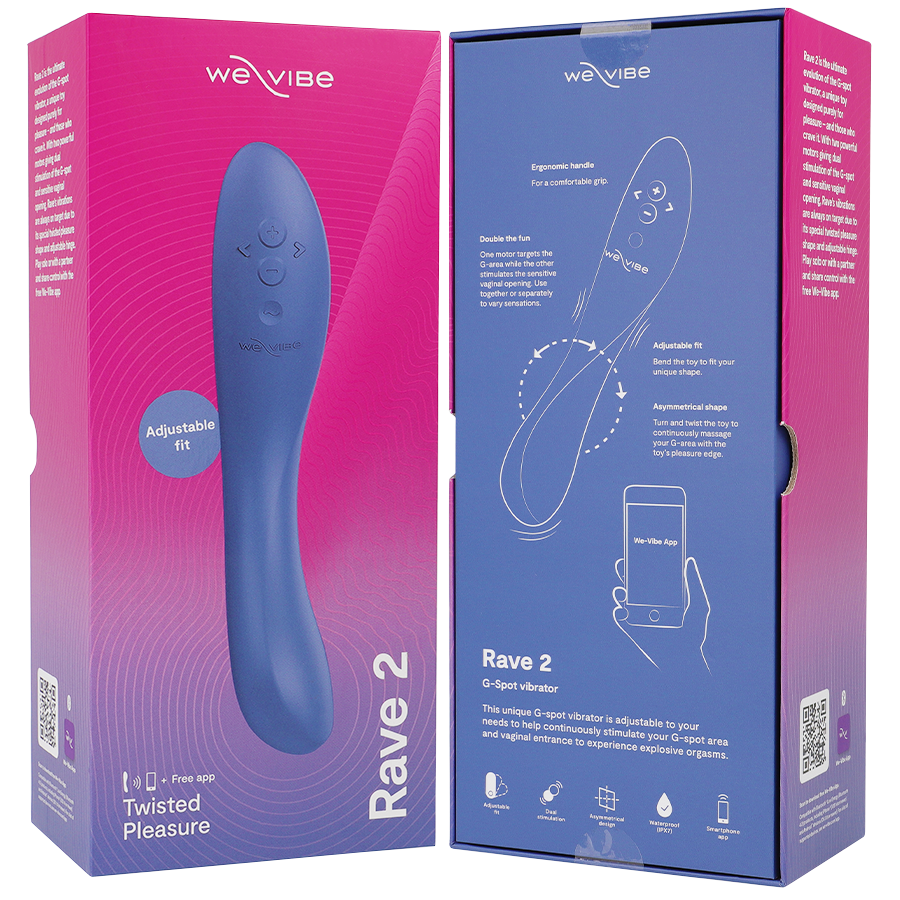 WE-VIBE - RAVE 2 VIBRATORE G-SPOT ROSA - WE-VIBE | Lingerie Harness Boutique