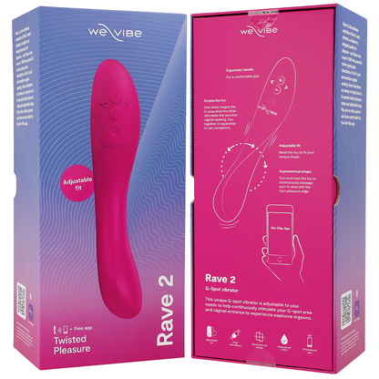 WE-VIBE - RAVE 2 VIBRATORE G-SPOT ROSA - WE-VIBE | Lingerie Harness Boutique