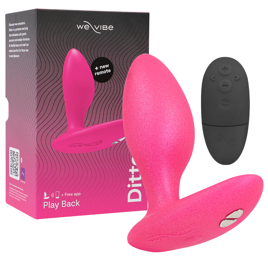 WE-VIBE - DITTO+ VIBRATORE PLUG ANALE NERO - WE-VIBE | Lingerie Harness Boutique