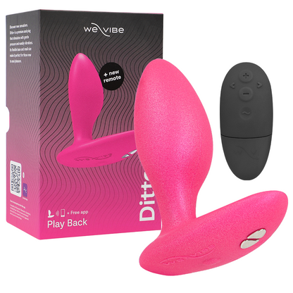 WE-VIBE - DITTO+ VIBRATORE PLUG ANALE NERO - WE-VIBE | Lingerie Harness Boutique