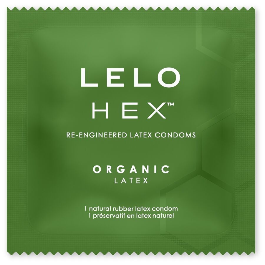 LELO - PRESERVATIVI ORGANICI HEX CONFEZIONE DA 3 UNITÀ - LELO | Lingerie Harness Boutique