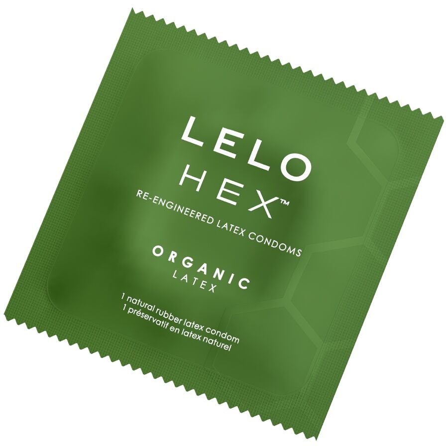 LELO - PRESERVATIVI ORGANICI HEX CONFEZIONE DA 3 UNITÀ - LELO | Lingerie Harness Boutique