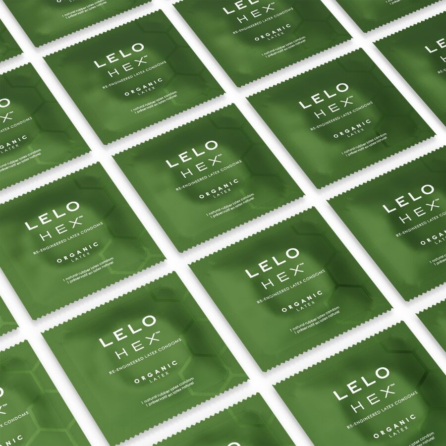 LELO - HEX ORGANIC CONDOM BOX 12 UNITÀ - LELO | Lingerie Harness Boutique