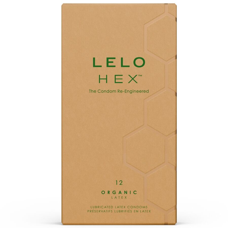 LELO - HEX ORGANIC CONDOM BOX 12 UNITÀ - LELO | Lingerie Harness Boutique