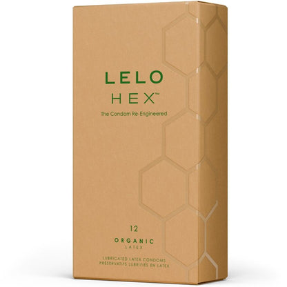LELO - HEX ORGANIC CONDOM BOX 12 UNITÀ - LELO | Lingerie Harness Boutique