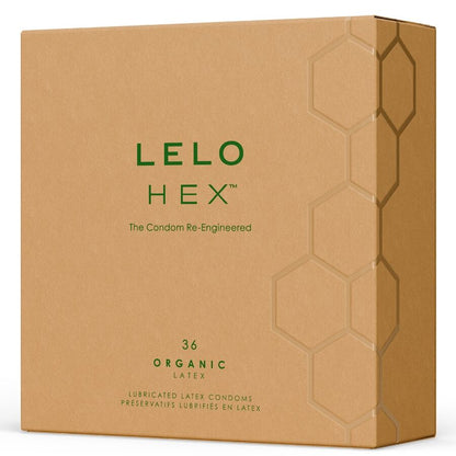 LELO - PRESERVATIVI ORGANICI HEX CONFEZIONE DA 36 UNITÀ - LELO | Lingerie Harness Boutique