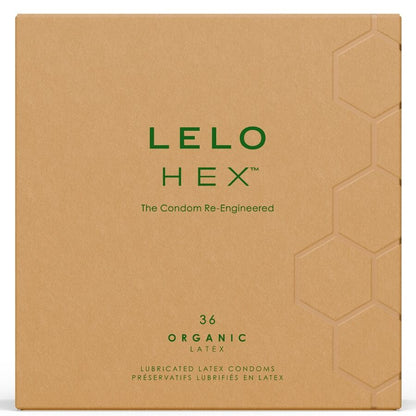 LELO - PRESERVATIVI ORGANICI HEX CONFEZIONE DA 36 UNITÀ - LELO | Lingerie Harness Boutique