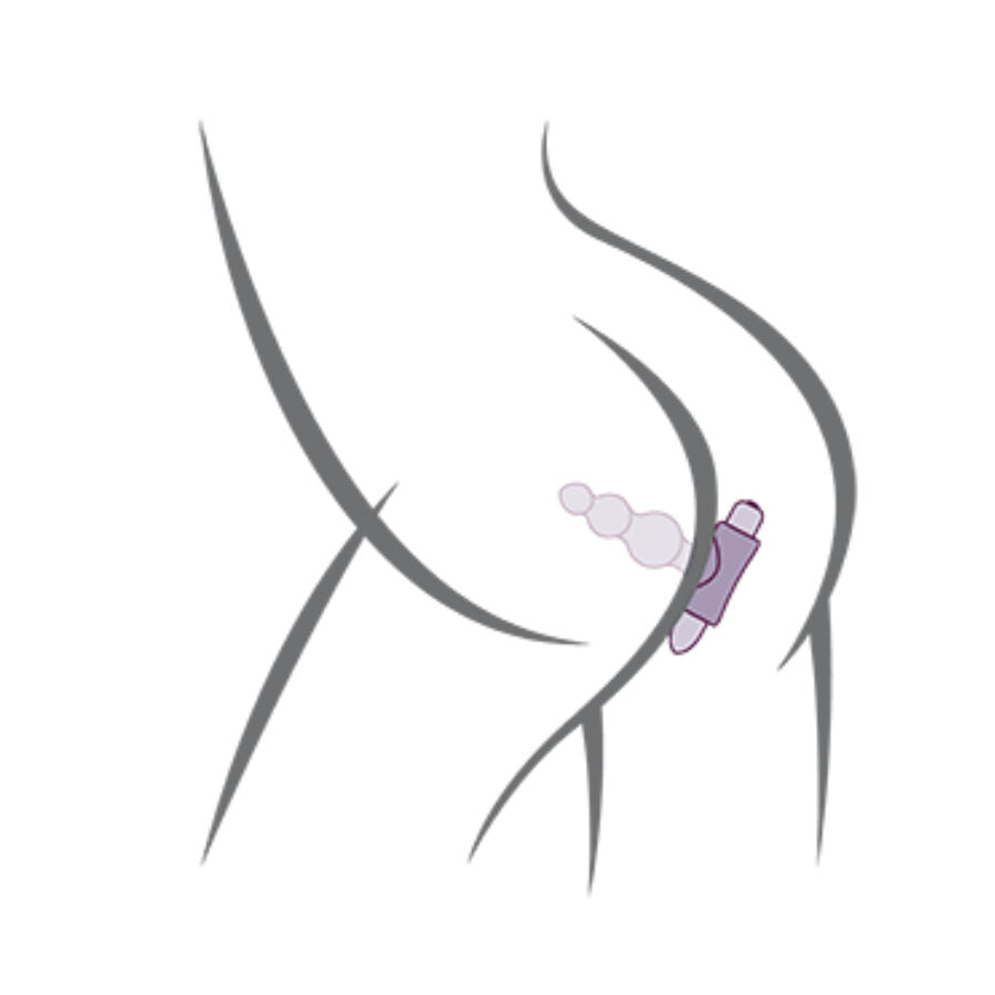 ROCKS-OFF - PETITE SENSATIONS BUBBLES PLUG ANALE VIBRATORE NERO - ROCKS-OFF | Lingerie Harness Boutique