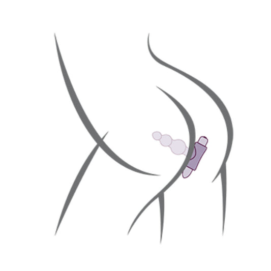 ROCKS-OFF - PETITE SENSATIONS BUBBLES PLUG ANALE VIBRATORE NERO - ROCKS-OFF | Lingerie Harness Boutique