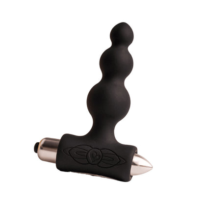 ROCKS-OFF - PETITE SENSATIONS BUBBLES PLUG ANALE VIBRATORE NERO - ROCKS-OFF | Lingerie Harness Boutique