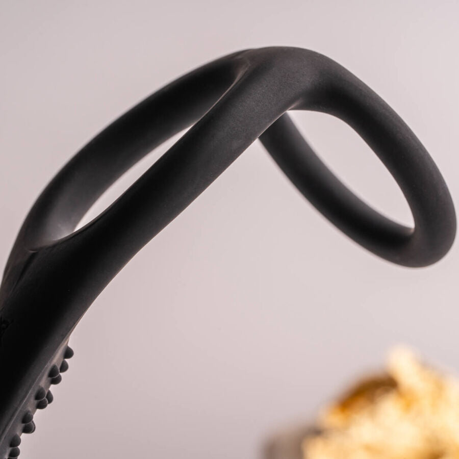 ROCKS-OFF - RO-ZEN RRO PLUG ANALE CON ANELLO VIBRANTE PER IL PENE NERO - ROCKS-OFF | Lingerie Harness Boutique